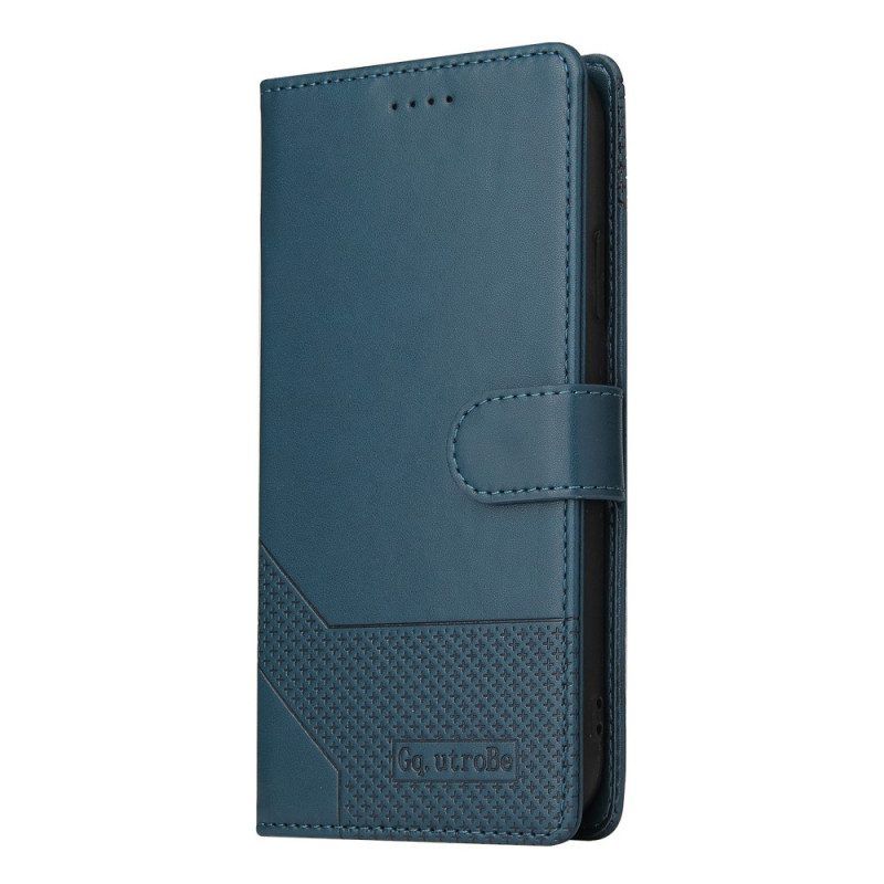 Folio-hoesje voor Samsung Galaxy M12 / A12 Ledereffect Gq.utrobe