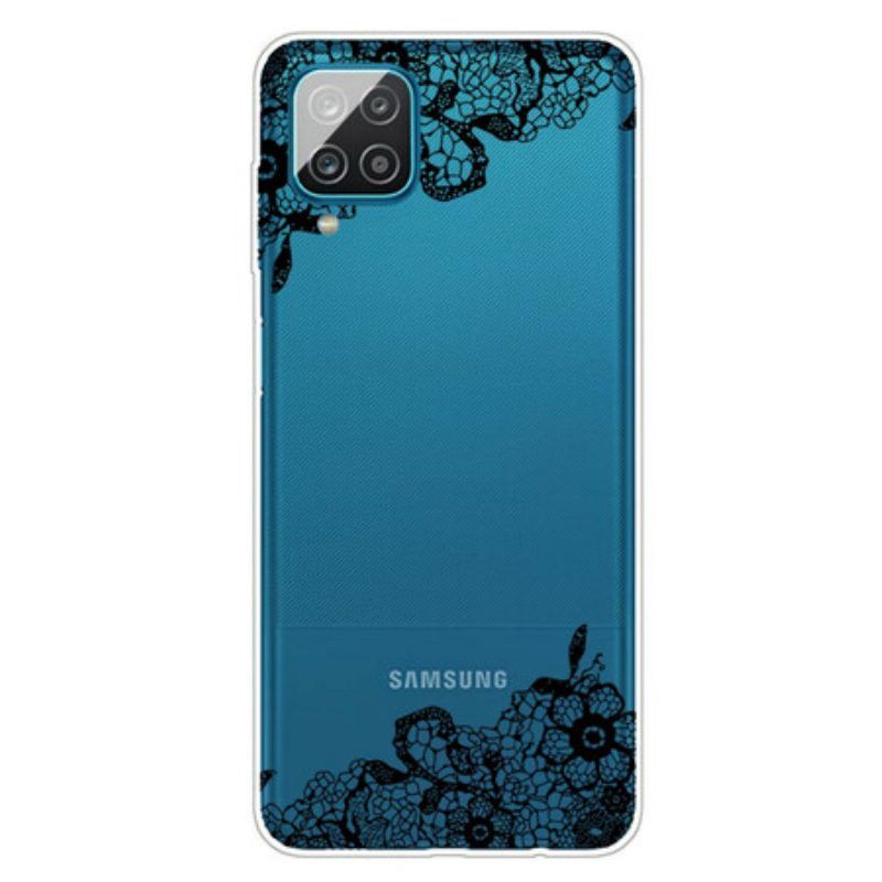 Hoesje voor Samsung Galaxy M12 / A12 Fijne Kant