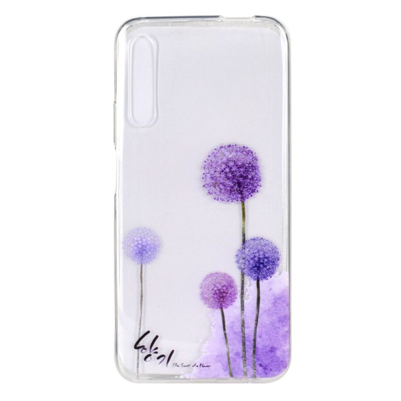 Hoesje Huawei P Smart Pro Telefoonhoesje Pro Kleurrijke Paardenbloemen