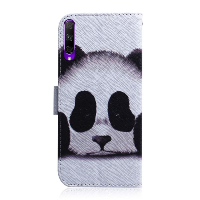 Leren Hoesje Huawei P Smart Pro Pro Pandagezicht
