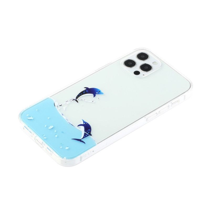 Cover Hoesje iPhone 12 / 12 Pro Telefoonhoesje Dolfijnenspellen