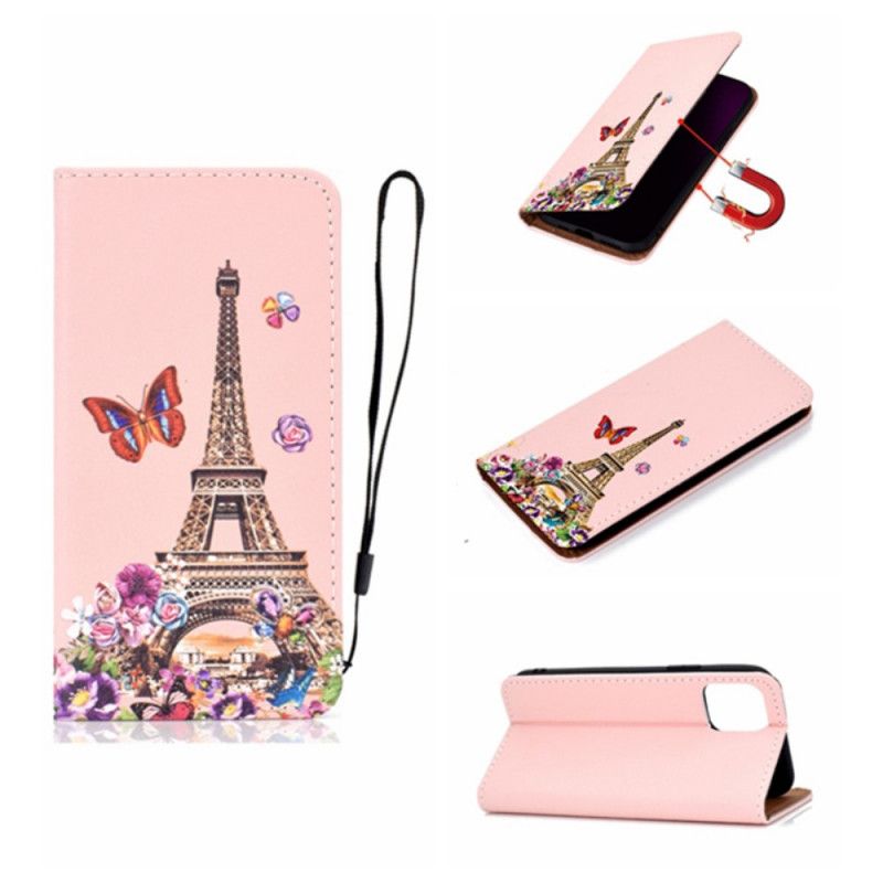 Folio-hoesje voor iPhone 12 / 12 Pro Feest Parijs