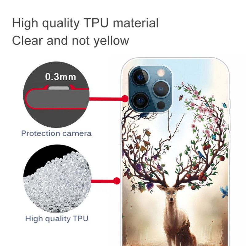Hoesje iPhone 12 / 12 Pro Flexibel Hert