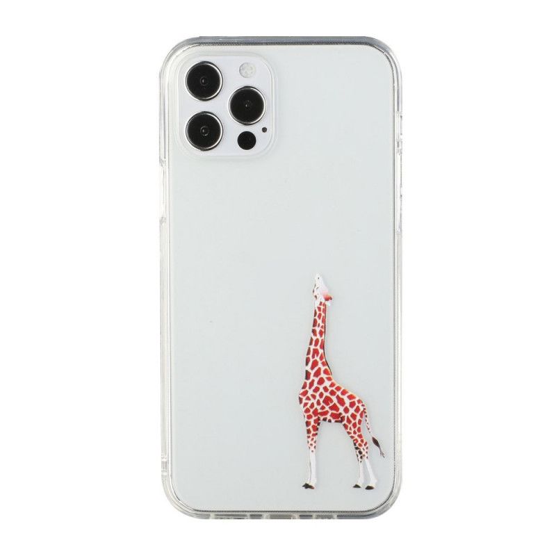 Hoesje iPhone 12 / 12 Pro Logo Giraffen Spellen
