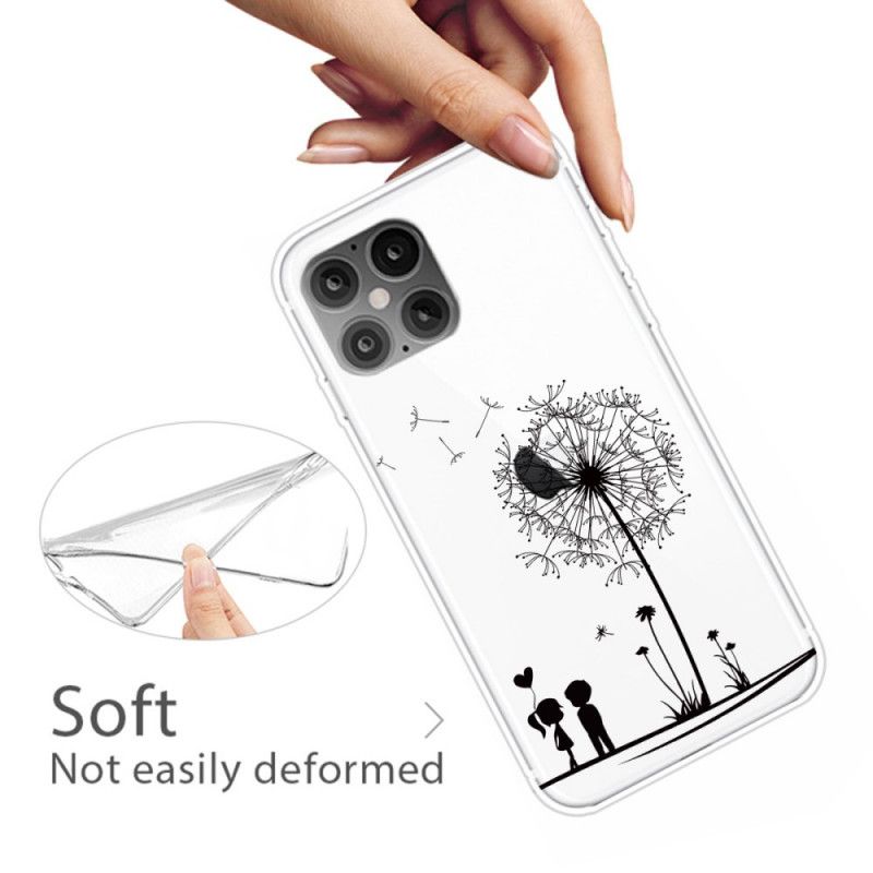 Hoesje iPhone 12 / 12 Pro Paardenbloemliefde