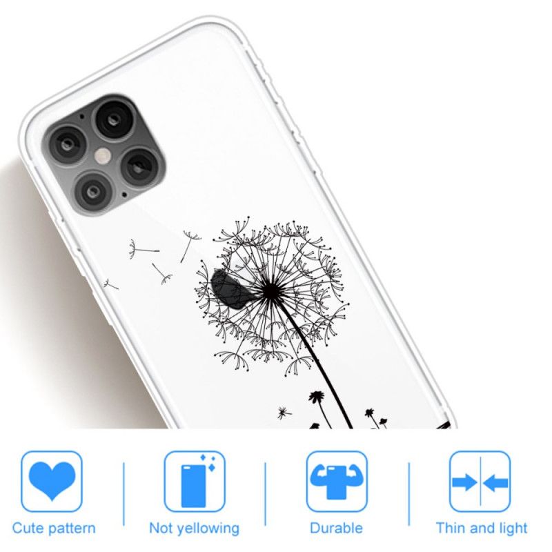 Hoesje iPhone 12 / 12 Pro Paardenbloemliefde