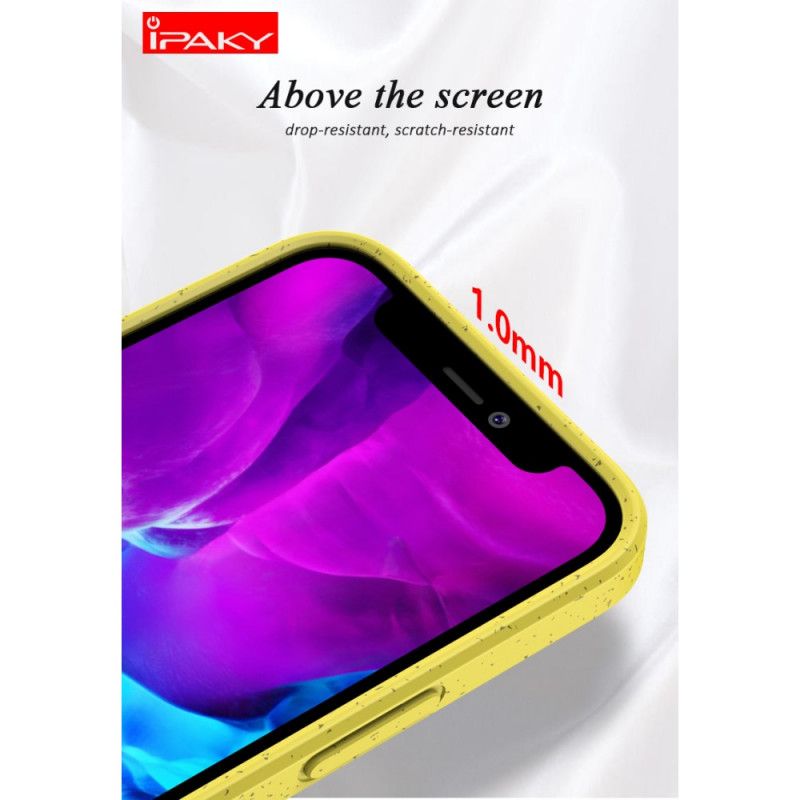 Hoesje iPhone 12 / 12 Pro Rood Zwart Ipaky Tarwestro-Ontwerp