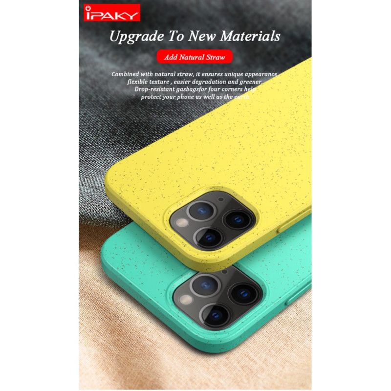 Hoesje iPhone 12 / 12 Pro Rood Zwart Ipaky Tarwestro-Ontwerp