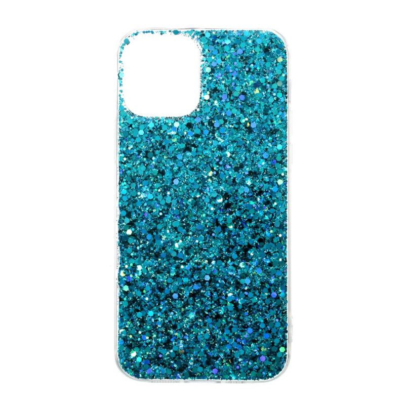 Hoesje iPhone 12 / 12 Pro Roze Rood Premium Glitter