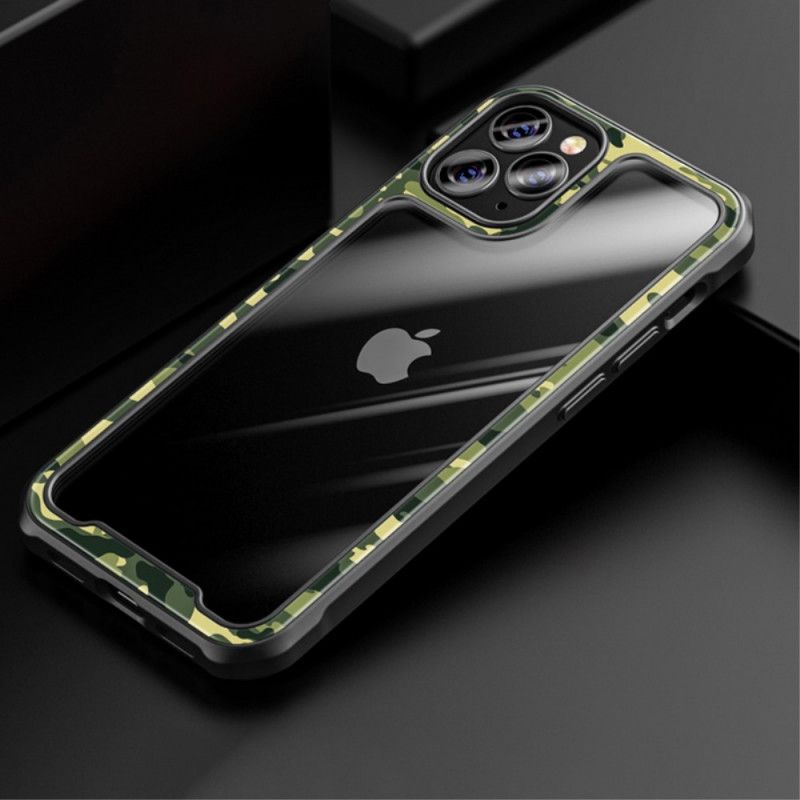 Hoesje iPhone 12 / 12 Pro Roze Zwart Ipaky Camouflage