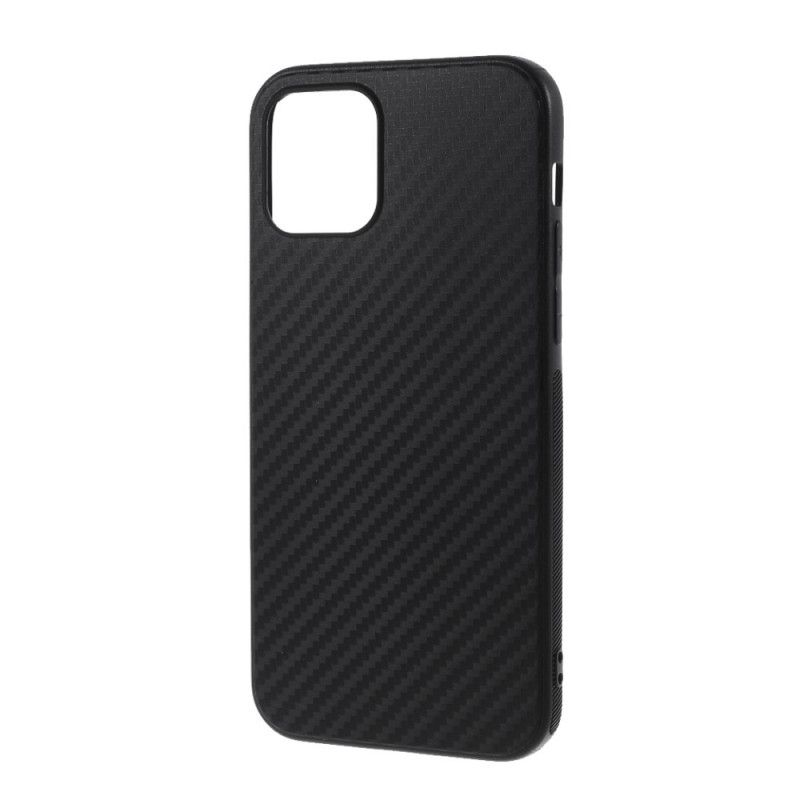 Hoesje iPhone 12 / 12 Pro Telefoonhoesje Koolstofvezel