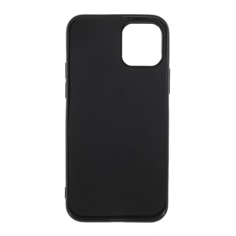 Hoesje iPhone 12 / 12 Pro Telefoonhoesje Koolstofvezel