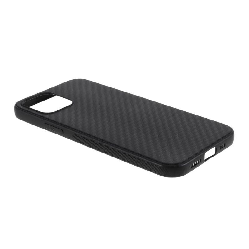 Hoesje iPhone 12 / 12 Pro Telefoonhoesje Koolstofvezel