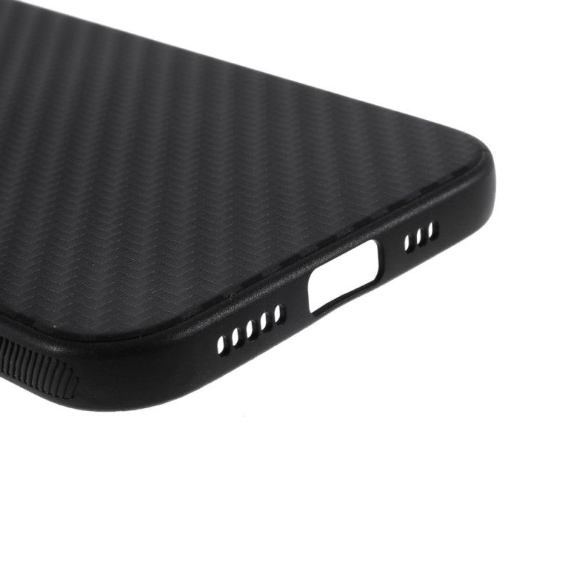 Hoesje iPhone 12 / 12 Pro Telefoonhoesje Koolstofvezel
