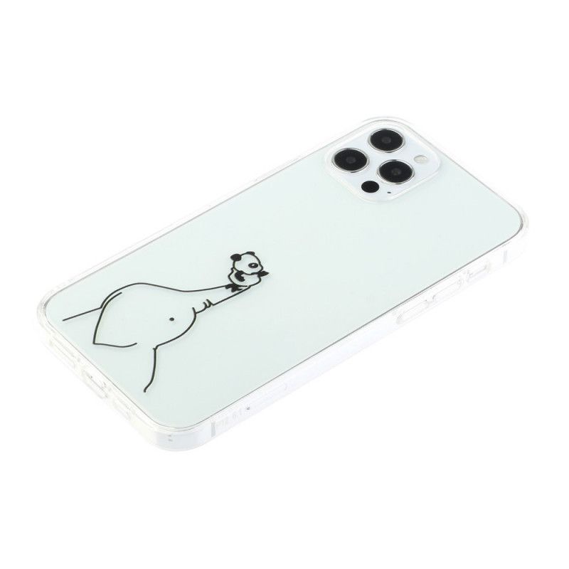 Hoesje iPhone 12 / 12 Pro Telefoonhoesje Logo Panda Spellen