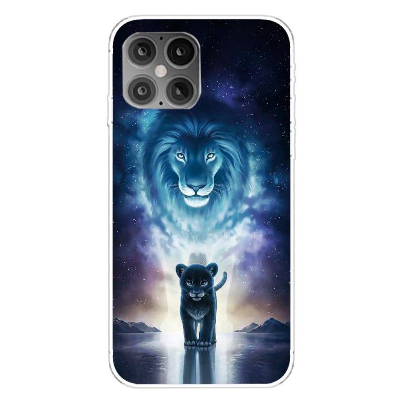 Hoesje voor iPhone 12 / 12 Pro Leeuwenwelp