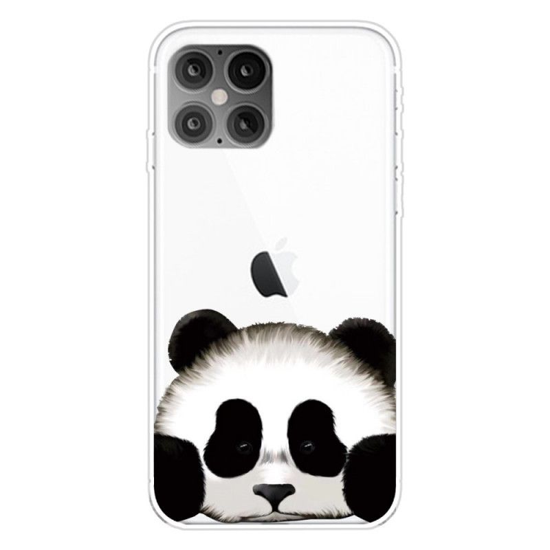 Hoesje voor iPhone 12 / 12 Pro Transparante Panda