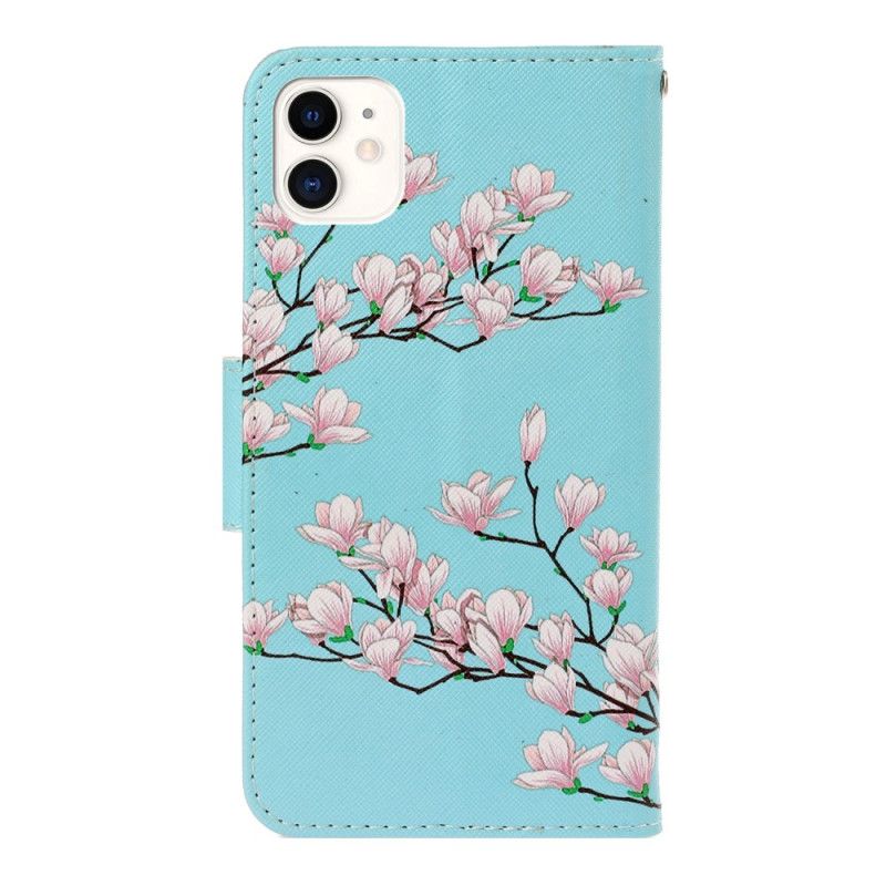 Leren Hoesje voor iPhone 12 / 12 Pro Stringstruik
