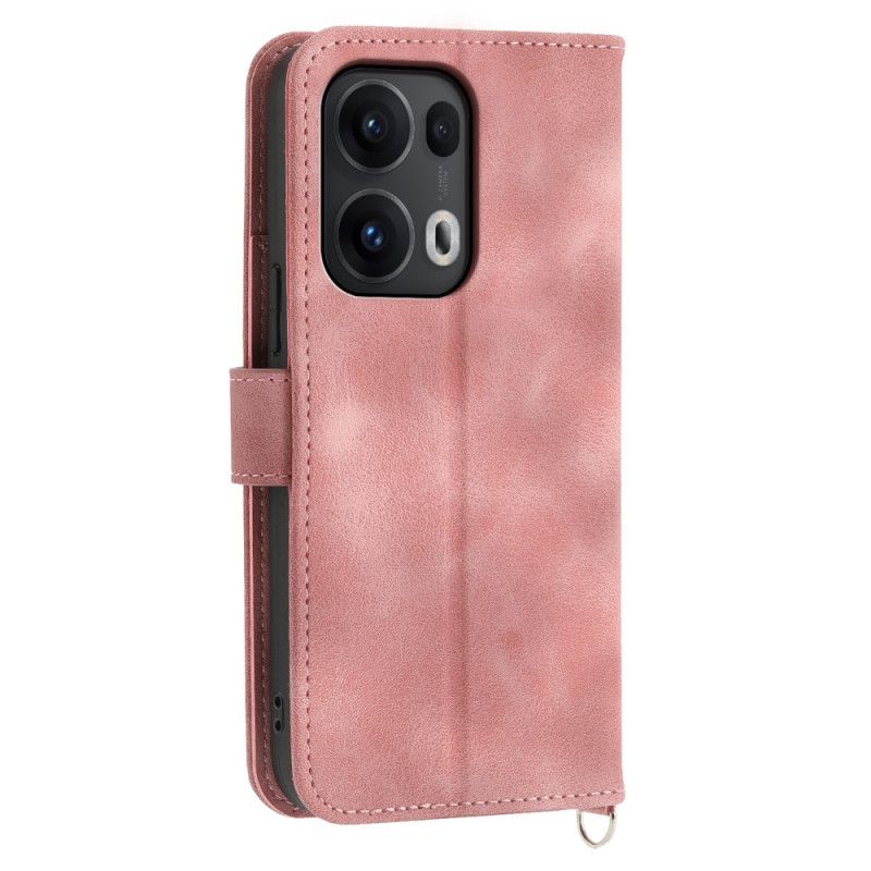 Bescherming Hoesje Oppo Reno 13 Pro 5g Bloemenpatroon Met Schouderband