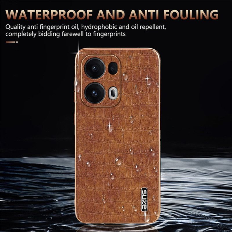 Case Hoesje Oppo Reno 13 Pro 5g Telefoonhoesje Azns Krokodillenstijl