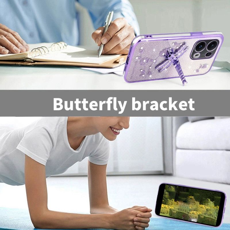 Case Hoesje Oppo Reno 13 Pro 5g Telefoonhoesje Kadem Dragonfly-ondersteuning