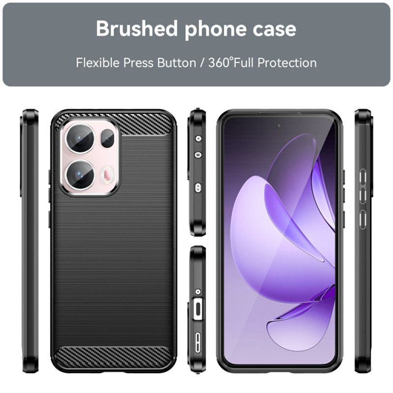 Cover Hoesje Oppo Reno 13 Pro 5g Telefoonhoesje Geborsteld Koolstofvezel