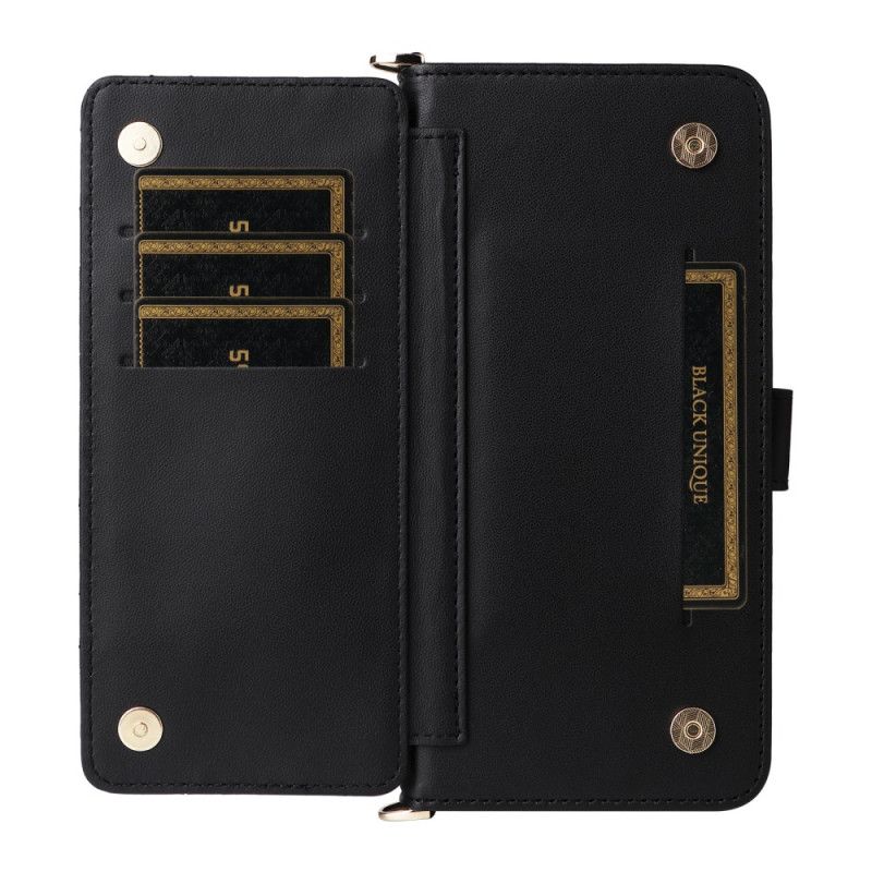 Folio-hoesje Oppo Reno 13 Pro 5g Telefoonhoesje Schouderband Met Retro Design