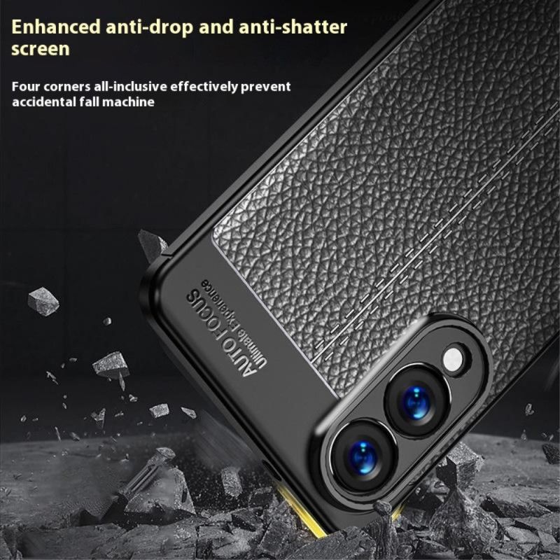 Case Hoesje Samsung Galaxy S25 5g Edge Telefoonhoesje Dubbele Lijn