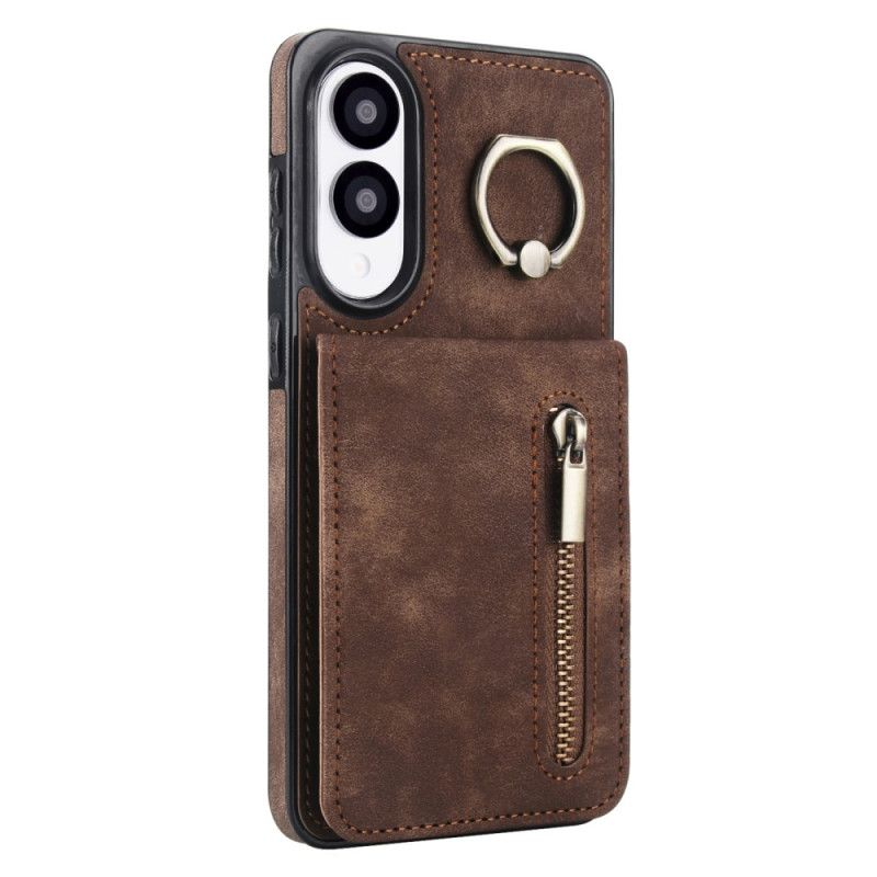 Case Hoesje Samsung Galaxy S25 5g Edge Telefoonhoesje Portemonnee Met Ritssluiting En Rfid-technologie