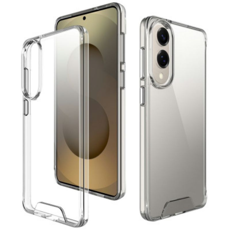 Case Hoesje Samsung Galaxy S25 5g Edge Telefoonhoesje Transparant