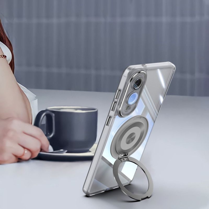 Cover Hoesje Samsung Galaxy S25 5g Edge Telefoonhoesje Draaibare Houder En Lensbeschermer