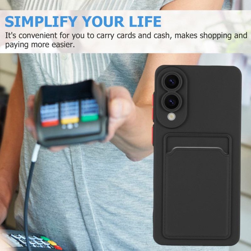 Cover Hoesje Samsung Galaxy S25 5g Edge Telefoonhoesje Kaarthouder