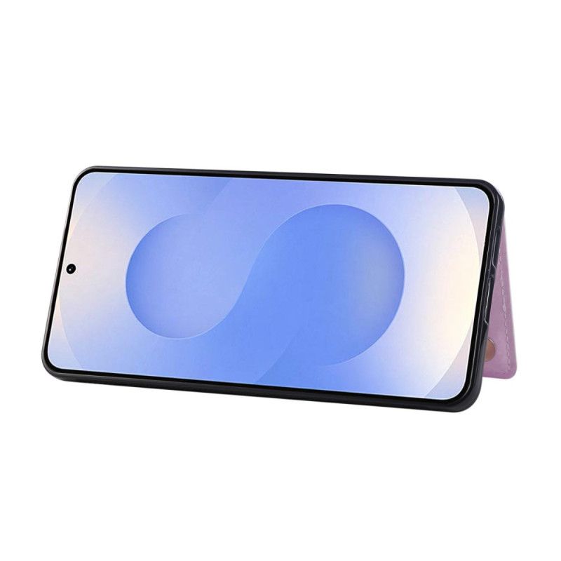 Cover Hoesje Samsung Galaxy S25 5g Edge Telefoonhoesje Kaarthouder Met Bloemenmotief