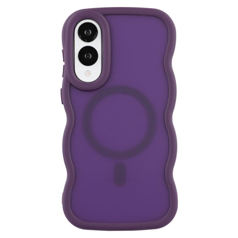 Cover Hoesje Samsung Galaxy S25 5g Edge Telefoonhoesje Magsafe-compatibel Ripple