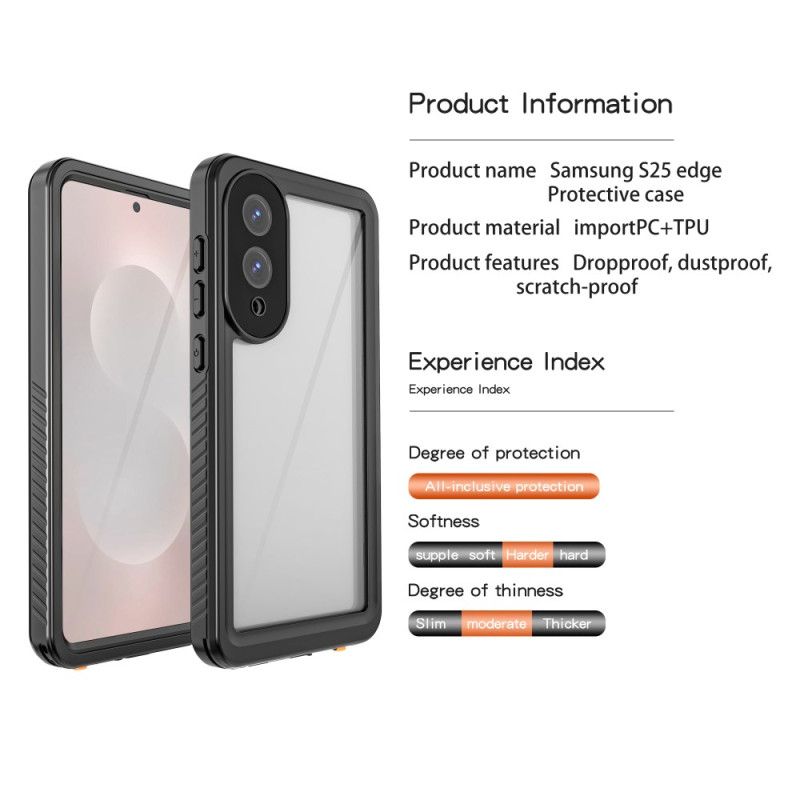 Cover Hoesje Samsung Galaxy S25 5g Edge Telefoonhoesje Waterdicht En Schokbestendig Redpepper