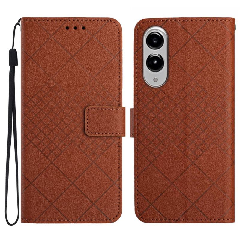 Flip Case Leren Samsung Galaxy S25 5g Edge Diamanten