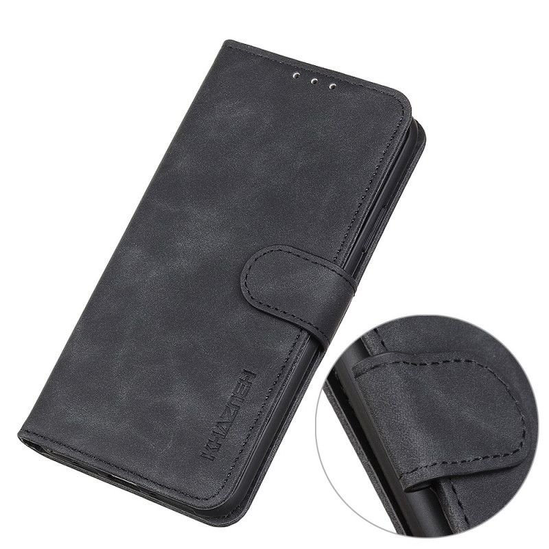Flip Case Leren Samsung Galaxy S25 5g Edge Suède-effect Khazneh