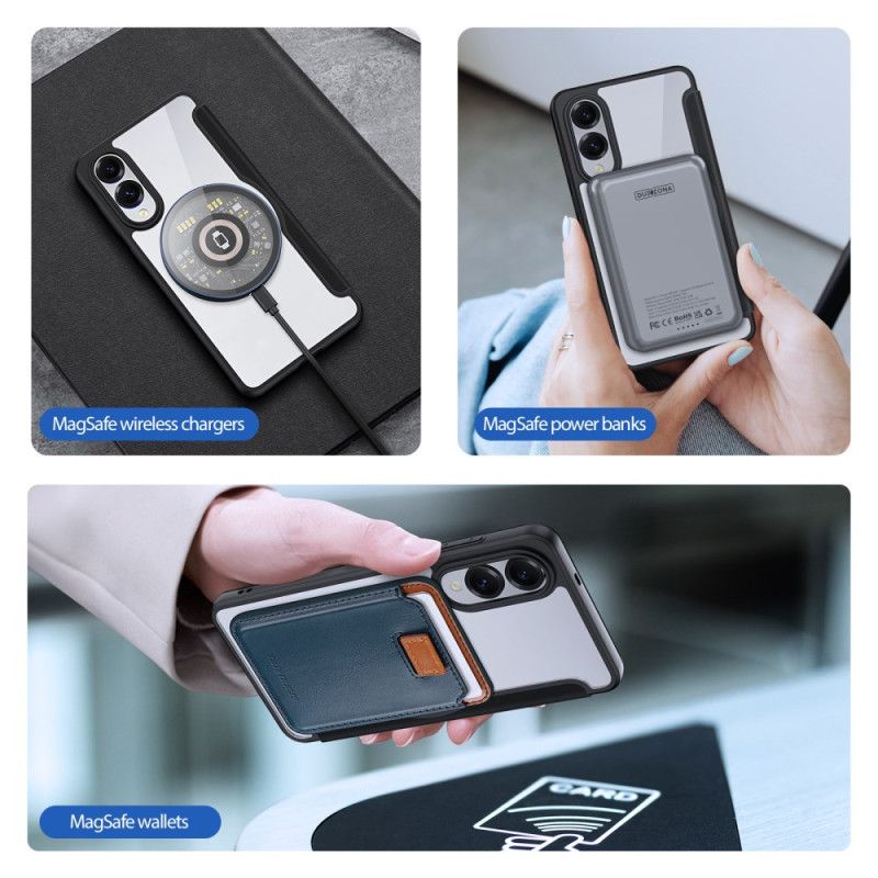 Folio-hoesje Samsung Galaxy S25 5g Edge Dux Ducis Pro Series Skin X