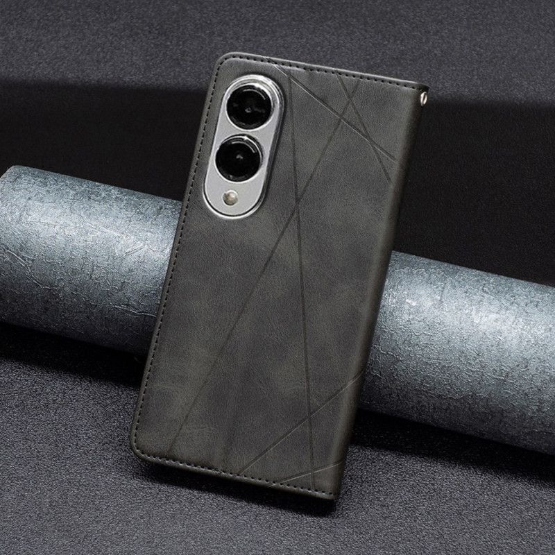 Folio-hoesje Samsung Galaxy S25 5g Edge Geometrisch Patroon Bescherming Hoesje