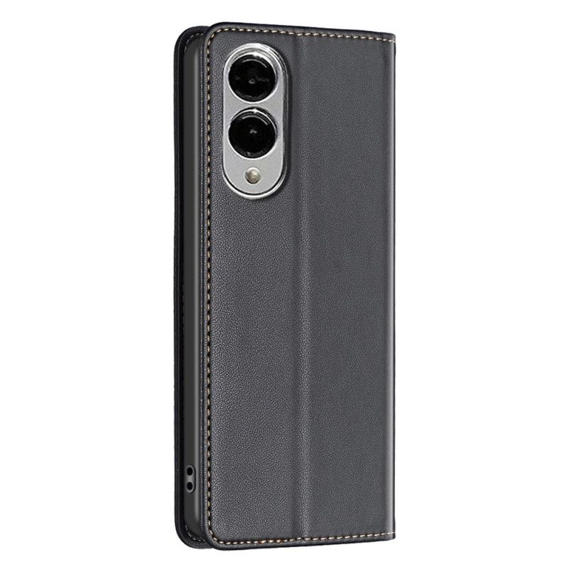 Folio-hoesje Samsung Galaxy S25 5g Edge Klassieke Binfen-kleur