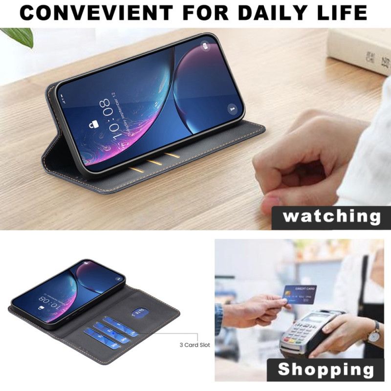 Folio-hoesje Samsung Galaxy S25 5g Edge Klassieke Binfen-kleur