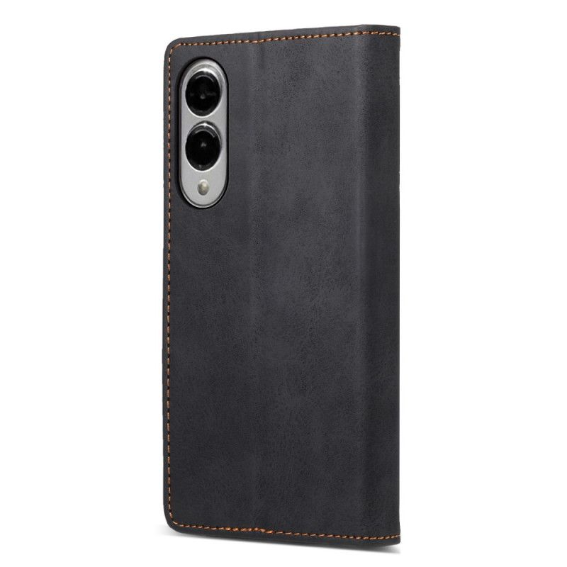 Folio-hoesje Samsung Galaxy S25 5g Edge Rfid-blokkerend Kunstleer Bescherming Hoesje