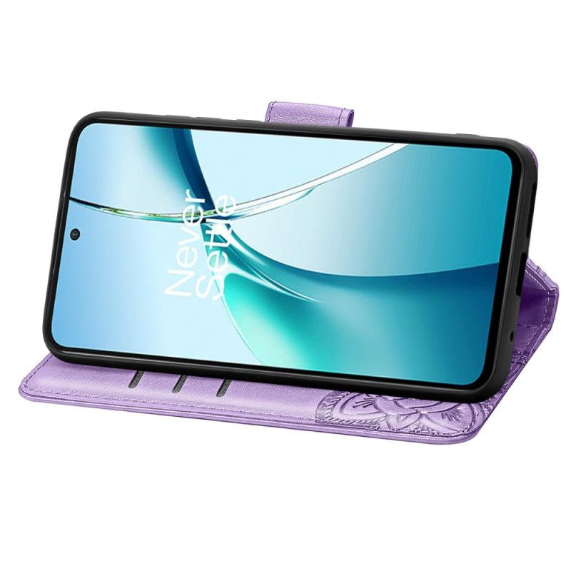 Folio-hoesje Samsung Galaxy S25 5g Edge Telefoonhoesje Barok Vlinder Met Polsbandje