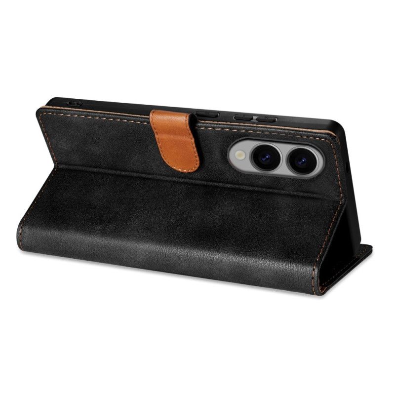 Folio-hoesje Samsung Galaxy S25 5g Edge Telefoonhoesje N.bekus Vintage Stijl