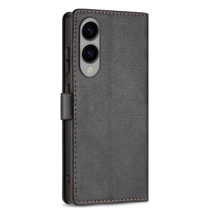 Folio-hoesje Samsung Galaxy S25 5g Edge Telefoonhoesje N.bekus Vintage Stijl