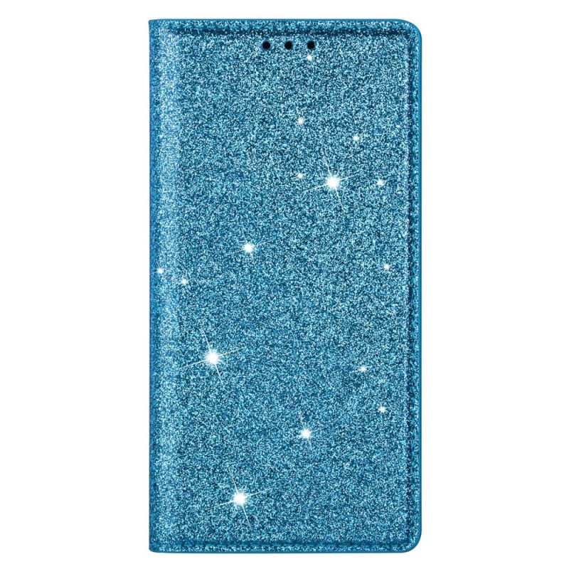 Folio-hoesje Samsung Galaxy S25 5g Edge Telefoonhoesje Pailletten