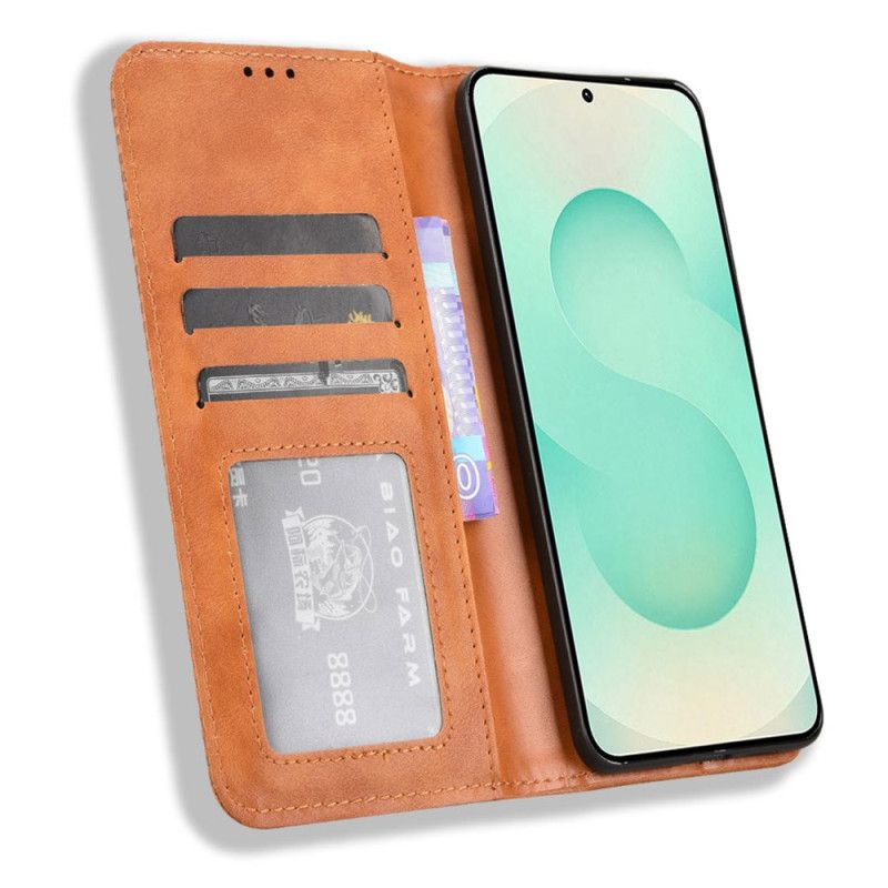 Folio-hoesje Voor Samsung Galaxy S25 5g Edge Frieze Vintage