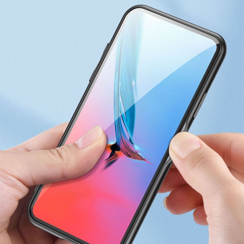 Hoesje Samsung Galaxy S25 5g Edge Bloemenpatroon Van Gehard Glas Bescherming Hoesje