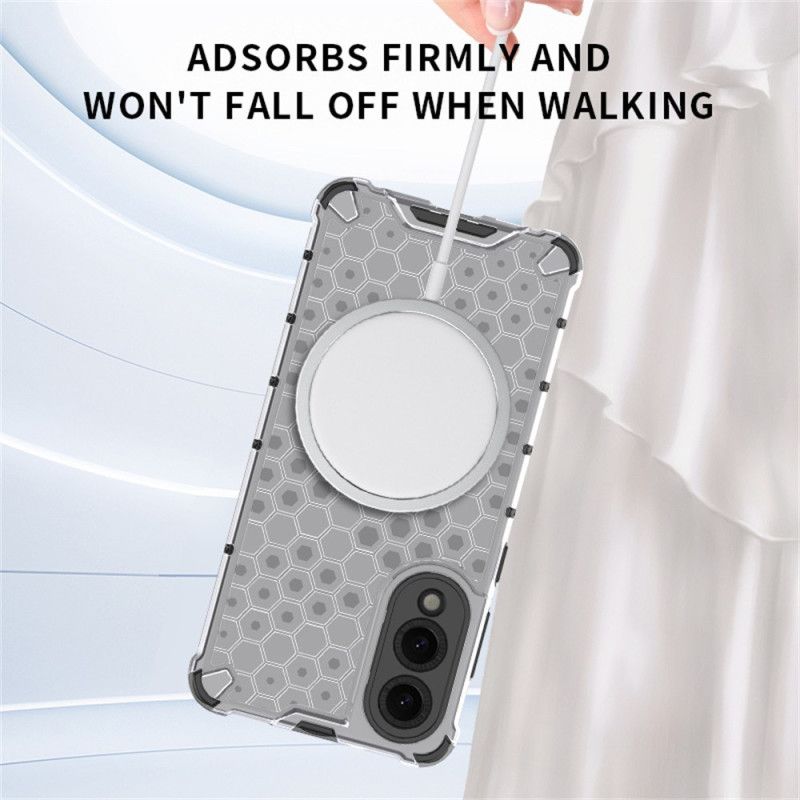 Hoesje Samsung Galaxy S25 5g Edge Compatibel Met Magsafe Honeycomb Bescherming Hoesje