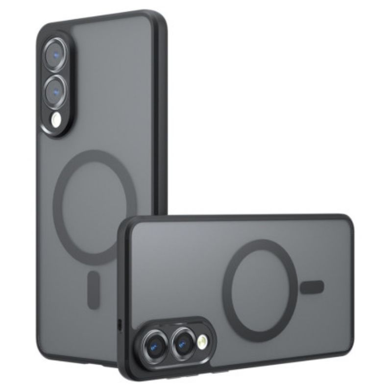 Hoesje Samsung Galaxy S25 5g Edge Compatibel Met Magsafe Mate Bescherming Hoesje